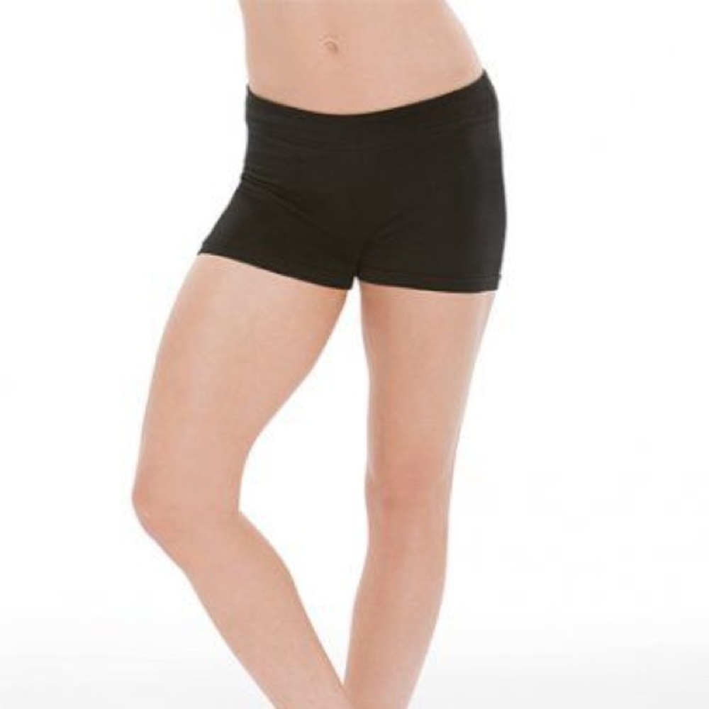 PINK VS | Boy Cut Cotton Blend Shorts Black